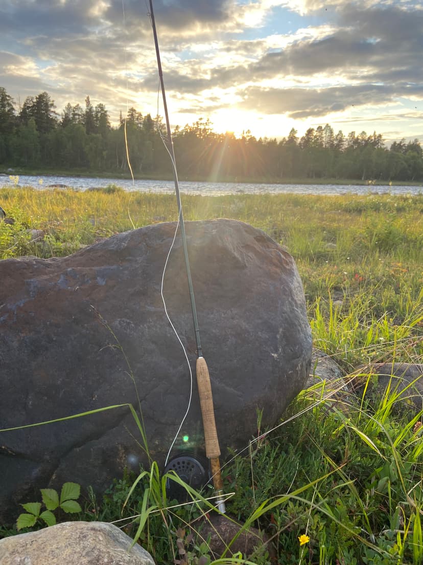 Kvälls fiske + korvgrillning